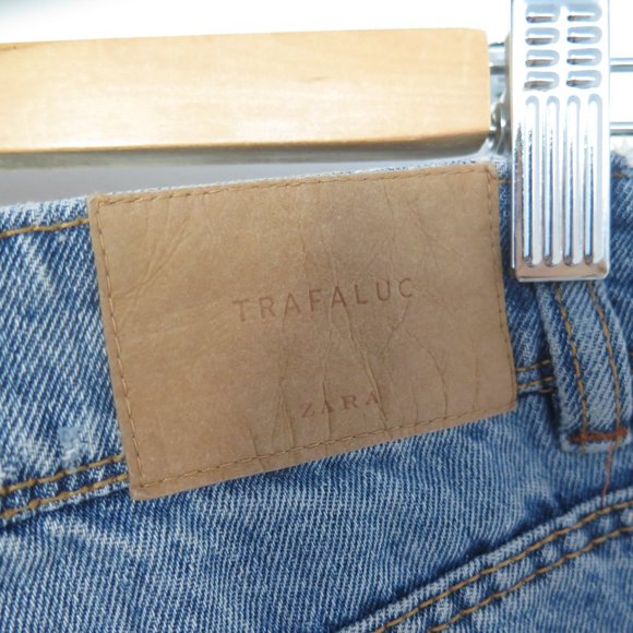 Zara Blue Denim Mini Short Jeans - Picture 12 of 16